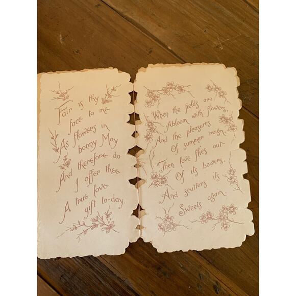 Antique Ephemera Token of Love 1905-1912 Written On - Picture 3 of 6